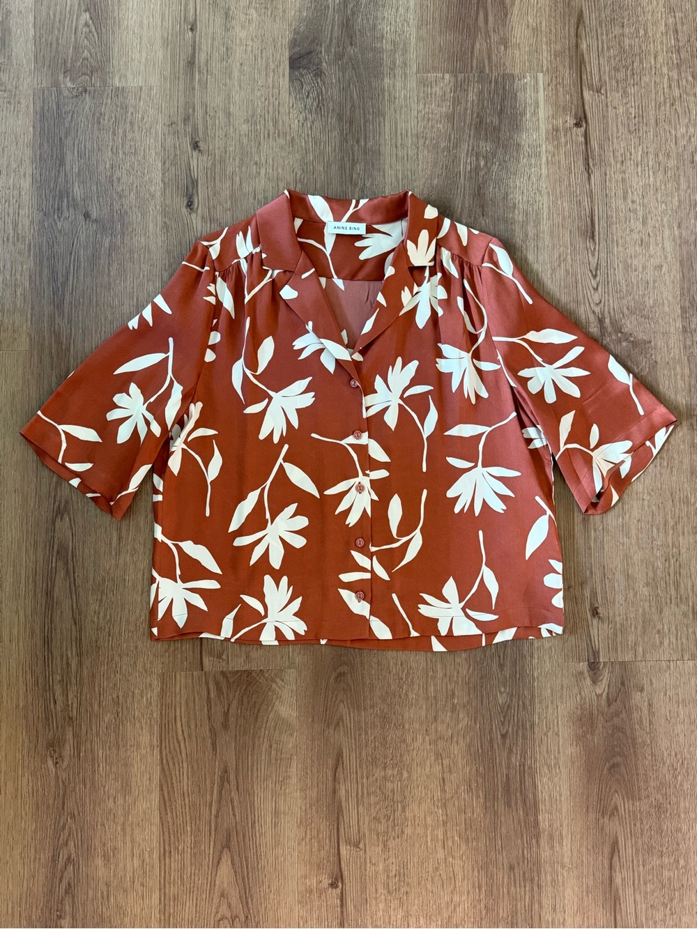Anine Bing silk blouse